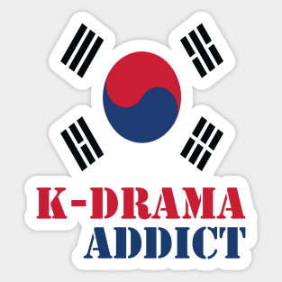 K drama Addict Sticker